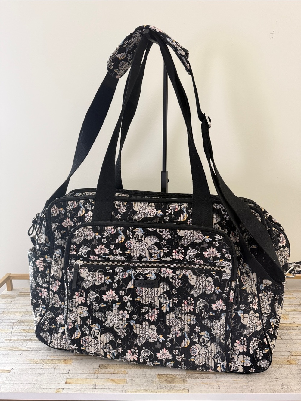 Vera Bradley Deluxe Weekend Traveler Bag Hollander Garden Pattern